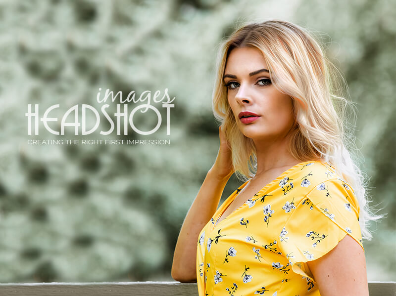 On location headshot images